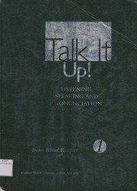 Talk It Up Listening, Speaking, And Pronunciation